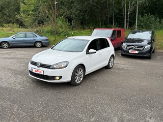 2012 Volkswagen Golf VI, белый, 1100000 рублей, вид 1