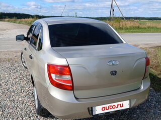 2013 Lada (ВАЗ) Granta I, бежевый, 278000 рублей, вид 4