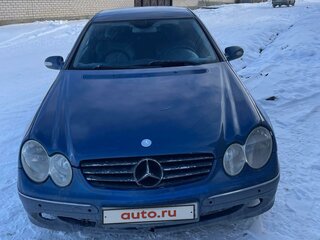 2003 Mercedes-Benz CLK-Класс 240 II (W209), синий, 550000 рублей, вид 1