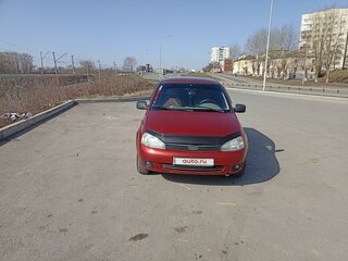2009 Lada (ВАЗ) Kalina I, красный, 219000 рублей, вид 2