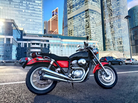 1995 Honda VRX 400, красный, 250000 рублей, вид 1