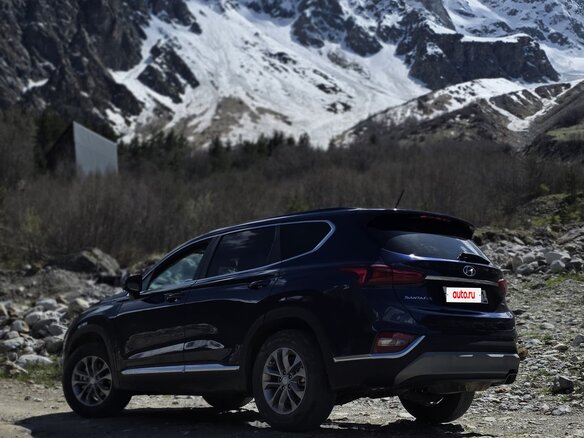 2019 Hyundai Santa Fe IV, синий, 2770000 рублей - вид 7