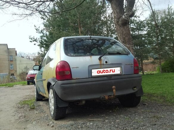 1999 Opel Corsa B, жёлтый, 45000 рублей - вид 2