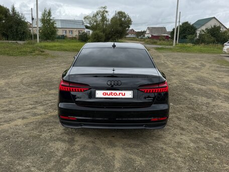 2021 Audi A6 45 TFSI V (C8), чёрный, 4790000 рублей, вид 5
