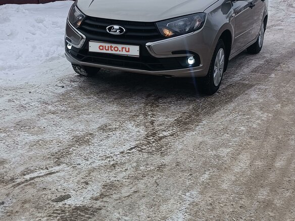 2019 Lada (ВАЗ) Granta I Рестайлинг, серый, 700000 рублей - вид 3