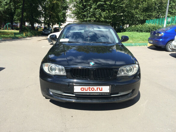 2010 BMW 1 серии 116i I (E81/E82/E87/E88) Рестайлинг, чёрный