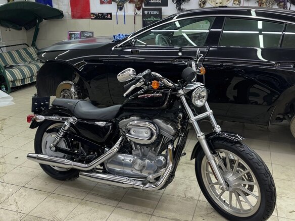 2007 Harley-Davidson Sportster 883, чёрный, 700000 рублей
