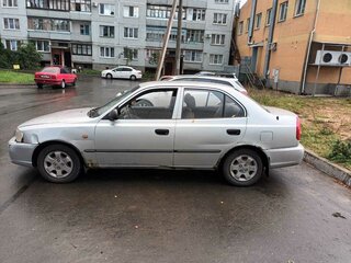 2007 Hyundai Accent ТагАЗ II, серебристый, 320000 рублей, вид 4