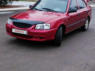 2005 Hyundai Accent ТагАЗ II, красный, 450000 рублей, вид 1