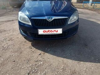 2011 Skoda Fabia II Рестайлинг, синий, 355555 рублей, вид 1