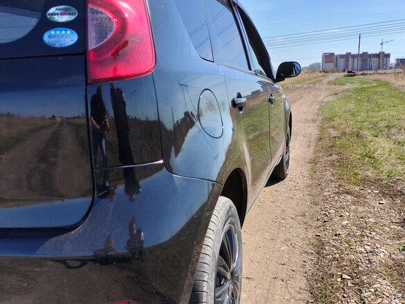 2008 Nissan Note I Рестайлинг, чёрный, 630000 рублей - вид 3
