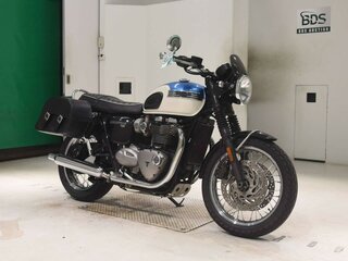 2017 Triumph Bonneville T120, белый, 977000 рублей, вид 3