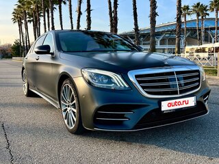 2018 Mercedes-Benz S-Класс 350 d Long VI (W222, C217) Рестайлинг, чёрный, 5199000 рублей, вид 1