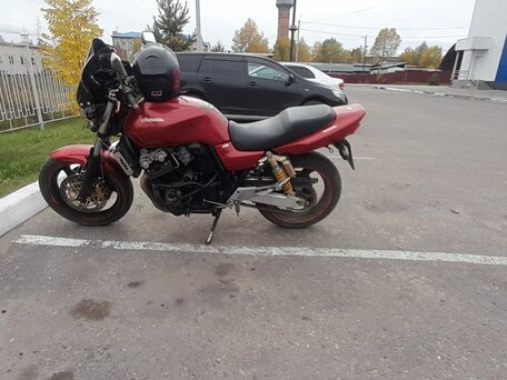 2003 Honda CB 400 Super Four, красный, 299999 рублей, вид 4