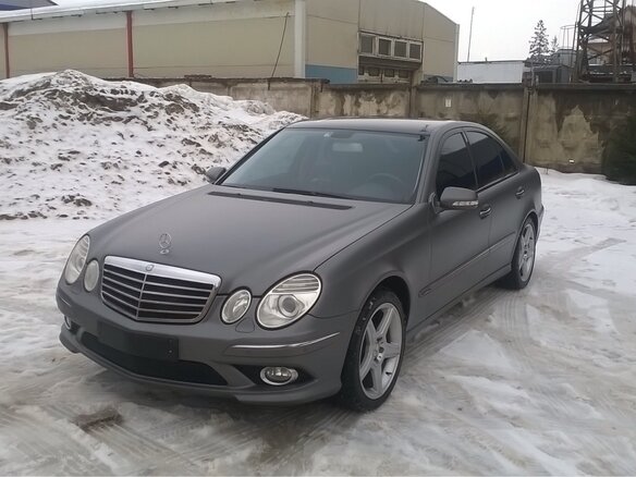 2008 Mercedes-Benz E-Класс 500 III (W211, S211) Рестайлинг, серый - вид 7