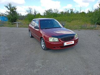 2004 Hyundai Accent ТагАЗ II, красный, 360000 рублей, вид 3