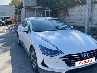 2020 Hyundai Sonata VIII (DN8), белый, 1320000 рублей, вид 2