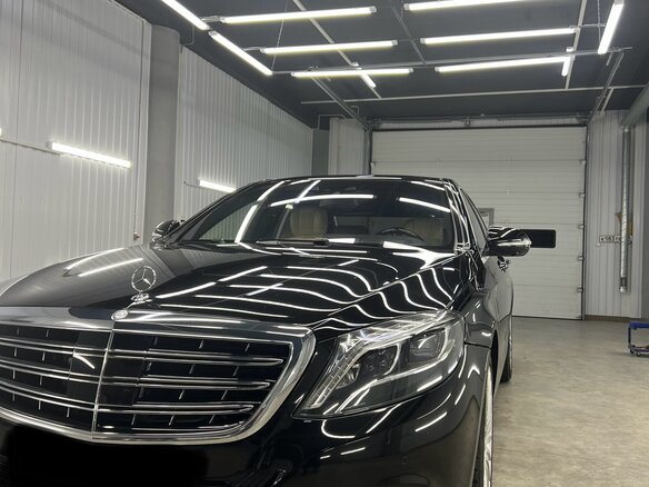 2014 Mercedes-Benz S-Класс 500 Long VI (W222, C217), чёрный, 3200000 рублей