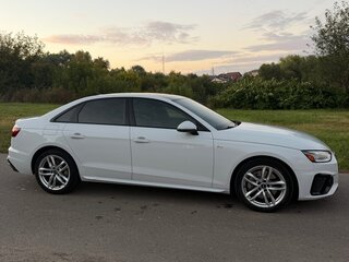 2019 Audi A4 45 TFSI V (B9) Рестайлинг, белый, 3300000 рублей, вид 4