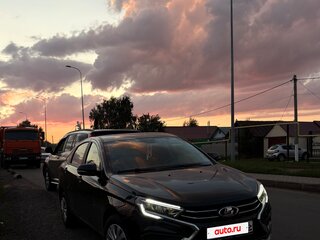 2025 Lada (ВАЗ) Vesta I Рестайлинг (NG), чёрный, 1370000 рублей, вид 3