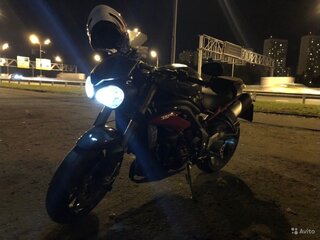 2017 Triumph Speed Triple, серый, 1050000 рублей, вид 1