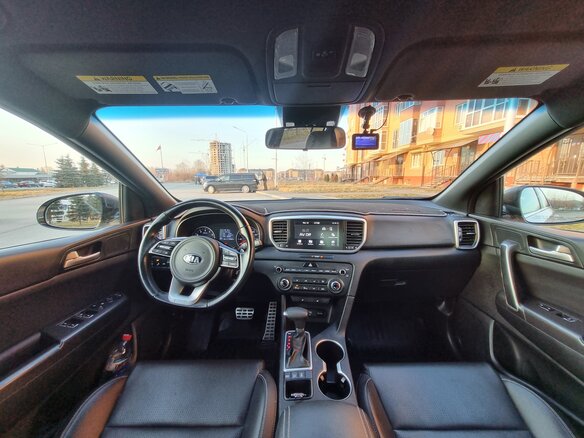2019 Kia Sportage IV Рестайлинг, серый, 2200000 рублей - вид 15