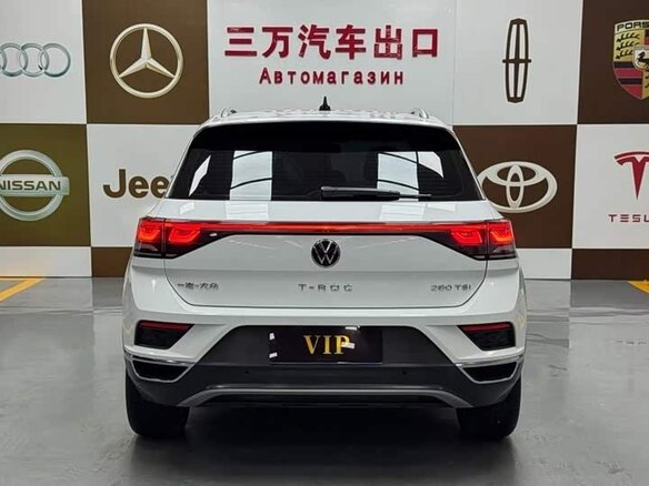 2023 Volkswagen T-Roc I (China Market) Рестайлинг, белый - вид 4
