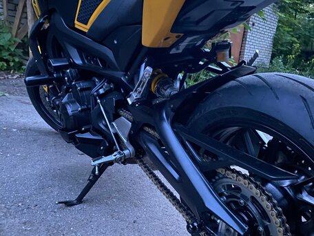 2015 Yamaha MT-09 (FZ-09), жёлтый, 839000 рублей, вид 4
