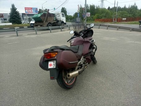 1999 Honda NT650V Deauville, пурпурный, 360000 рублей, вид 5