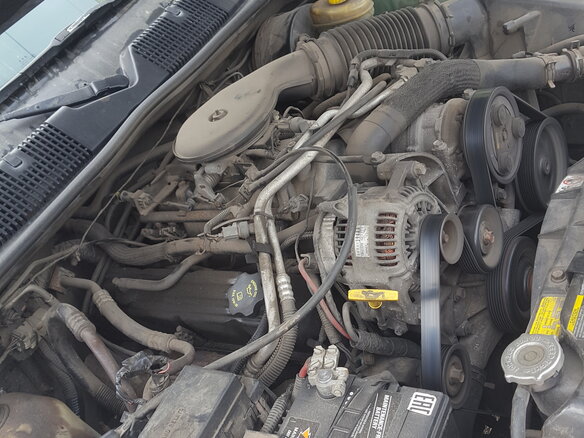 1997 Jeep Grand Cherokee I (ZJ) Рестайлинг, серебристый - вид 11