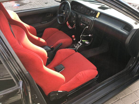1992 Honda Civic V, чёрный - вид 4
