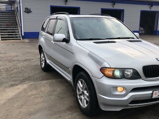 2004 BMW X5 3.0i I (E53) Рестайлинг, серебристый, 950000 рублей, вид 3