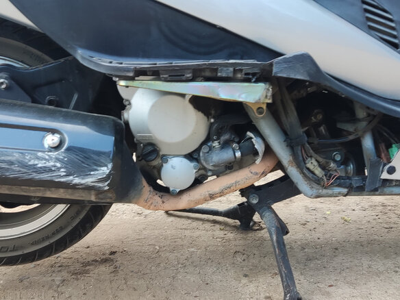 2003 Suzuki Burgman (SkyWave) 400, серебристый, 180000 рублей - вид 7
