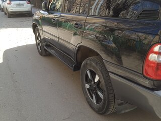 2003 Toyota Land Cruiser 100 Series Рестайлинг 1, чёрный, 1880000 рублей, вид 4