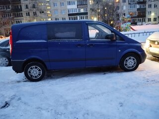 2009 Mercedes-Benz Vito II (W639), синий, 1350000 рублей, вид 3