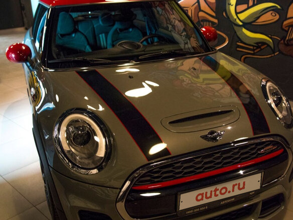 2016 Mini Hatch JCW III (F55/F56), серый - вид 5