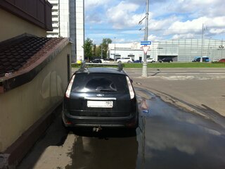 2008 Ford Focus II Рестайлинг, чёрный, 430000 рублей, вид 5