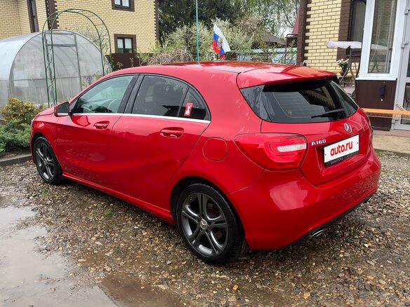 2013 Mercedes-Benz A-Класс 180 III (W176), красный, 1250000 рублей - вид 6