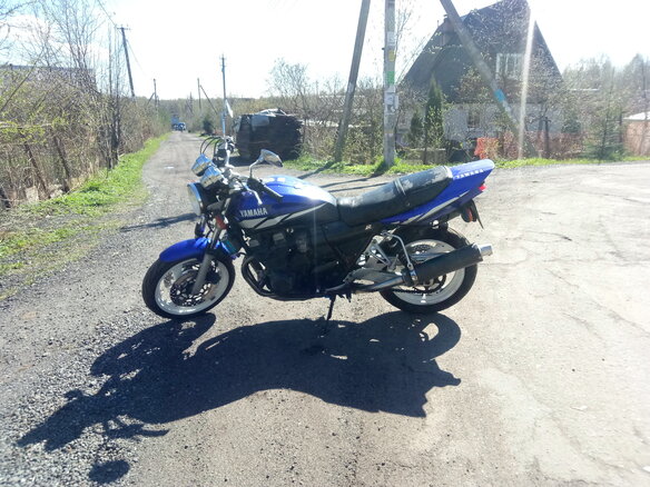 2003 Yamaha XJR400, синий