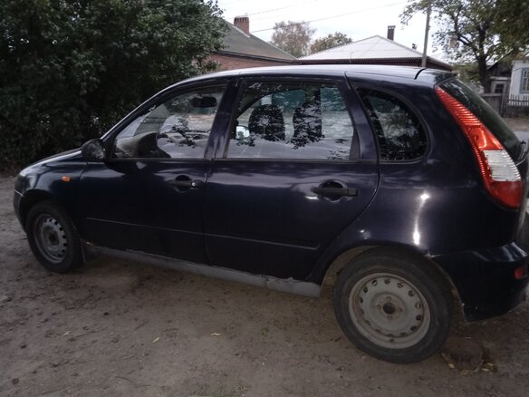 2007 Lada (ВАЗ) Kalina I, синий, 220000 рублей - вид 5