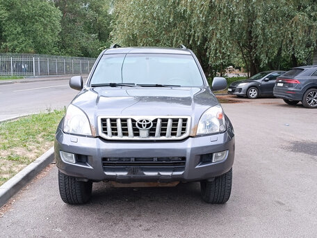 2008 Toyota Land Cruiser Prado 5-speed 120 Series Рестайлинг, серый, 1850000 рублей, вид 4