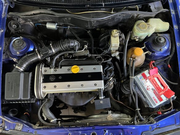 1989 Opel Kadett E Рестайлинг, синий - вид 18