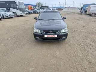 2006 Hyundai Accent ТагАЗ II, чёрный, 350000 рублей, вид 1