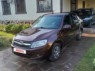 2013 Lada (ВАЗ) Granta I, пурпурный, 415000 рублей, вид 1