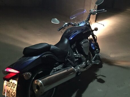 2005 Yamaha XV 1700 Warrior, фиолетовый, 1200000 рублей, вид 2