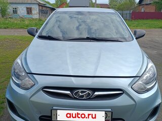 2012 Hyundai Solaris I, серый, 990000 рублей, вид 1