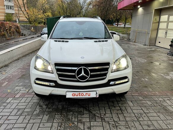 2012 Mercedes-Benz GL-Класс 350 I (X164) Рестайлинг, белый, 3100000 рублей
