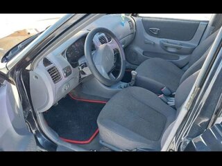 2005 Hyundai Accent ТагАЗ II, чёрный, 140000 рублей, вид 5