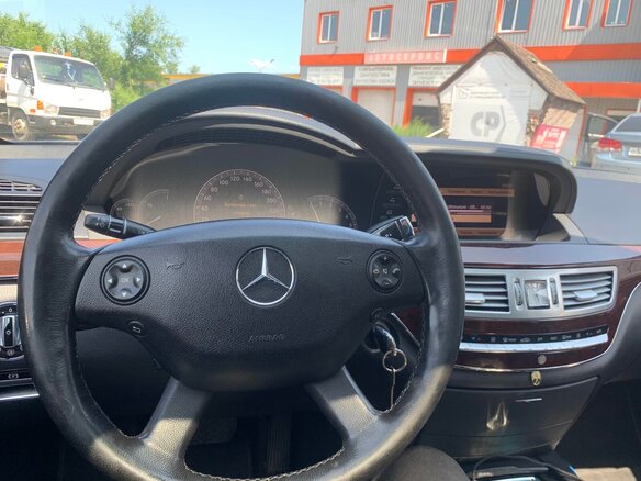 2006 Mercedes-Benz S-Класс 420 V (W221), чёрный, 1400000 рублей - вид 14