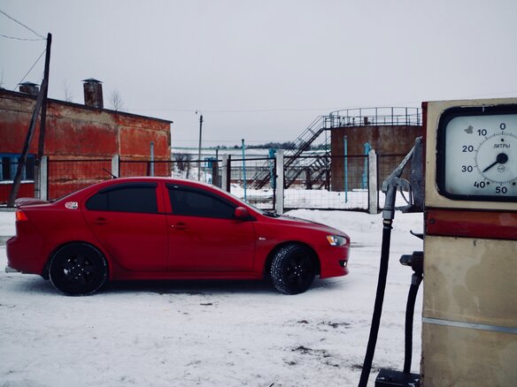 2007 Mitsubishi Lancer X, красный - вид 15